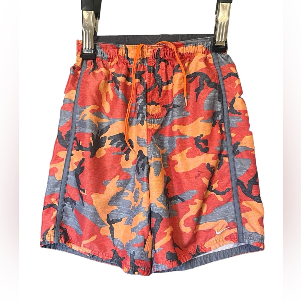 Orange Camu Swim Trunks